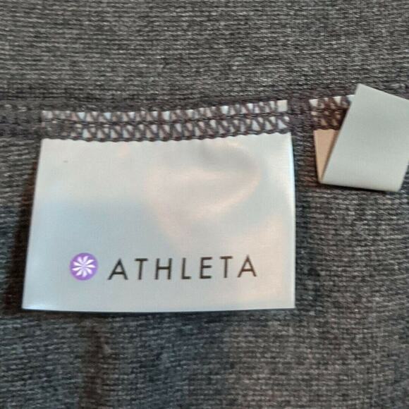 Athleta Strata Gray A line Size Small Skirt Ponte Zipper pockets - Picture 9 of 9